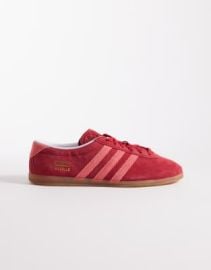 adidas Originals Gazelle Lo Pro sneakers in red and pink at ASOS