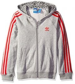 adidas Originals Girls Big Girls Young Wild and Free Trefoil Hoodie at Amazon