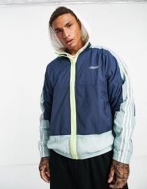 adidas Originals lightweight jacket in blue at ASOS