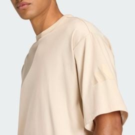 adidas SOFT LUX TEE - Beige Free Shipping with adiClub at Adidas