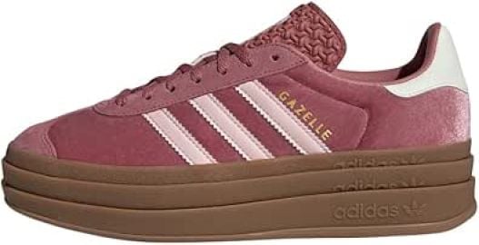 adidas Women's Gazelle Bold Sneakers at Amazon