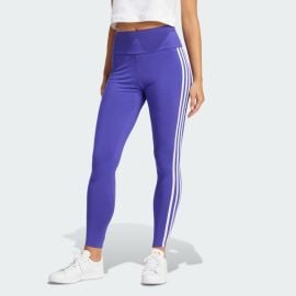 adidas Womenx27s Lifestyle Adicolor 3-Stripes Leggings - Purple Free Shipping with adiClub adidas US at Adidas