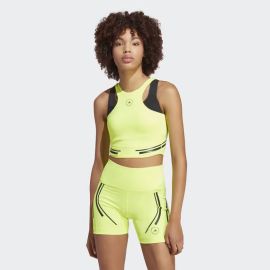 adidas by Stella McCartney TruePace Running Crop Top - Yellow Womenx27s Running adidas US at Adidas