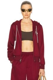 adidas by Wales Bonner Track Hoodie in Collegiate Burgundy FWRD at FWRD