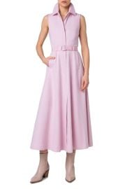 akris Belted Denim Midi Dress at Nordstrom