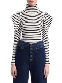 alc BAKER STRIPED SWEATER at Saks Fifth Avenue