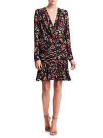 WornOnTV: Giuliana’s black floral wrap dress on E! News | Giuliana ...