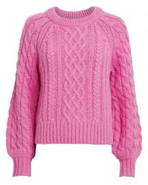 WornOnTV: Carissa’s pink cable knit sweater on E! News Daily Pop ...