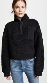 alexanderwang t Fleece Half Zip Turtleneck at Shopbop