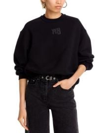 alexanderwangt Essential Terry Crewneck Sweatshirt Bloomingdales at Bloomingdales