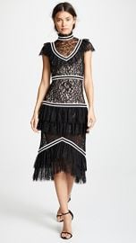 alice   olivia Annetta Ruffle Dress at Shopbop