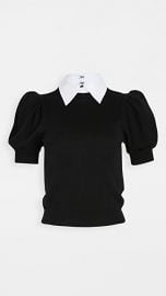 alice   olivia Chase Sweater with Detachable Collar at Shopbop