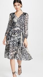 alice   olivia Coco Plunging V Neck Dress at Shopbop