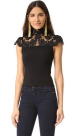 alice   olivia Dandi Lace Blouse at Shopbop