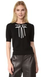 alice   olivia Danika Sweater with Oversized Bow at Shopbop