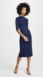 alice   olivia Delora Fitted Mock Neck Dress at Shopbop