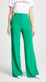 alice   olivia Dylan High Waisted Clean Fit Pants at Shopbop