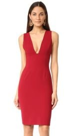 alice   olivia Esmira Fitted V Neck Dress at Shopbop