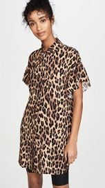 alice   olivia Jude Ruffle Button Down Tunic Dress at Shopbop