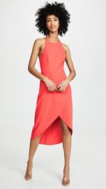 alice   olivia Kristy High Low Halter Dress at Shopbop