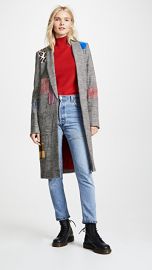 alice   olivia Kylie Patchwork Jacket at Shopbop