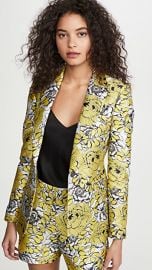 alice   olivia Macey Notch Collar Fitted Blazer at Shopbop