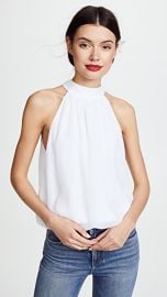 alice   olivia Maris Gathered Halter Top at Shopbop