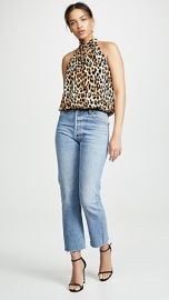 alice   olivia Maris Halter Neck Top at Shopbop