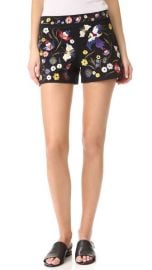 alice   olivia Marisa Embroidered Shorts at Shopbop