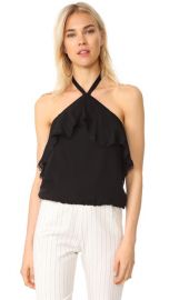 alice   olivia Monet Ruffled Halter Top at Shopbop