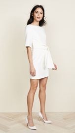 alice   olivia Virgil Boat Neck Wrap Dress at Shopbop