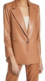 alice  olivia Dunn Vegan Leather Blazer at Shopbop