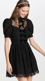 alice  olivia Vernita Lace Button Down Party Dress at Shopbop