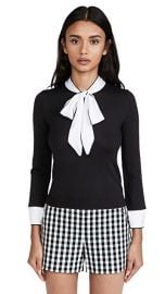 alice  olivia Zani Tie Sweater at Shopbop