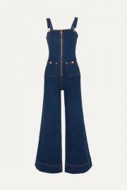 alice McCALL - Quincy stretch-denim overalls at Net A Porter