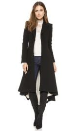 alice and olivia Bain Pleated Long Coat at Shopbop