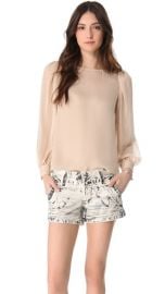 alice and olivia Blouson Sleeve Blouse at Shopbop