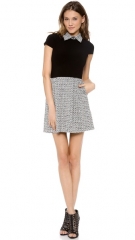 alice and olivia Charlotte Cap Sleeve Belted Dress at Shopbop