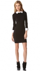 alice and olivia Courtnee Combo Cuff Dress at Shopbop