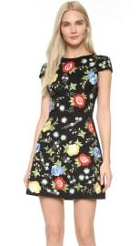 alice and olivia Ellen Embroidered Dress at Shopbop