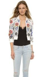 alice and olivia Jack Embellished Crop Jacket at Shopbop