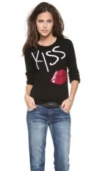 alice and olivia Karsyn Kiss andamp Tell Sweater at Shopbop