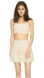 alice and olivia Marisol Lace Bustier Top at Shopbop