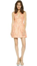 alice and olivia Pacey V Neck Lantern Dress at Shopbop