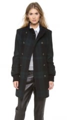 alice and olivia Rhonda High Neck Coat at Shopbop