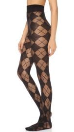 alice and olivia Semi Sheer Argyle Tights at Shopbop