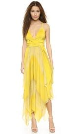 alice and olivia Tonia Spagetti Strap Handkercheif Dress at Shopbop