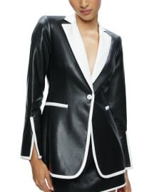 alice olivia Breann Fitted Blazer Shop Premium Outlets at Shop Simon