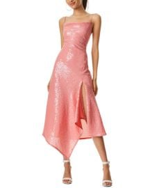 alice olivia Harmony Sequin Asymmetrical Dress Shop Premium Outlets at Shop Premium Outlet