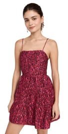 alice olivia Jamila Spaghetti Strap Tiered Mini Dress at Shopbop